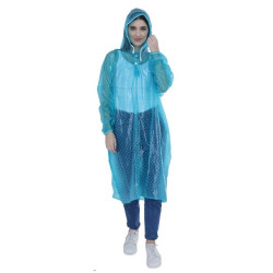 Regencape mit Ärmel Regenmantel geschlossen PVC Aquamarin (Grün-Blau) Punkte Polka Dots VARP004 Regencape mit Ärmel Regenmantel geschlossen PVC Aquamarin (Grün-Blau) Punkte Polka Dots VARP004